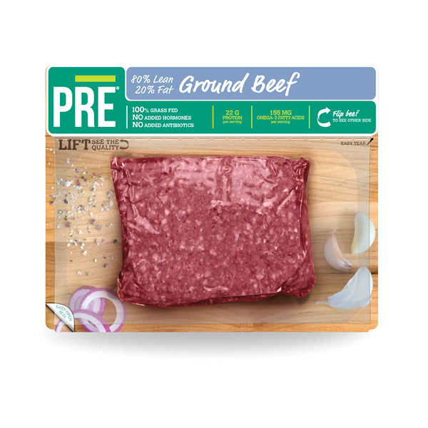 slide 1 of 1, Pre 80% Lean Ground Beef-100% Grass Fed & Finished Fresh Beef, 16 oz