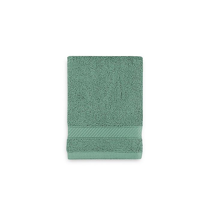 slide 1 of 3, Wamsutta Hygro Duet Washcloth - Spruce, 1 ct