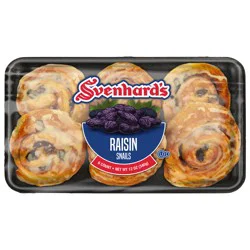 Svenhard's Raisin Snail Pastries, 12 oz, 6 Count