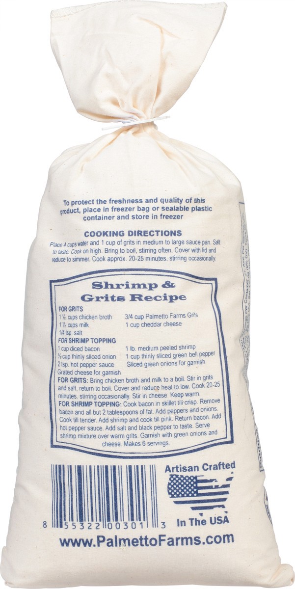 slide 3 of 13, Palmetto Farms White Stone Ground Grits 2 lb, 2 lb