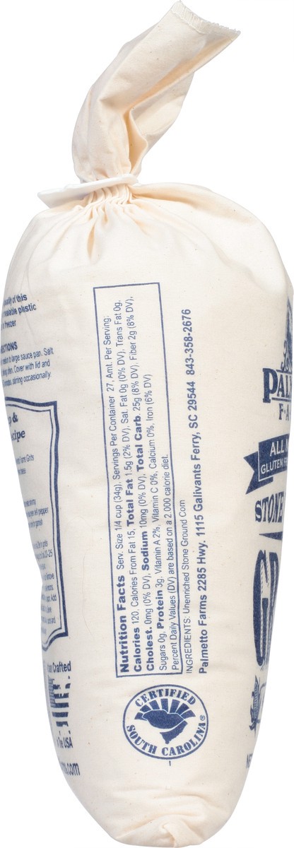 slide 13 of 13, Palmetto Farms White Stone Ground Grits 2 lb, 2 lb