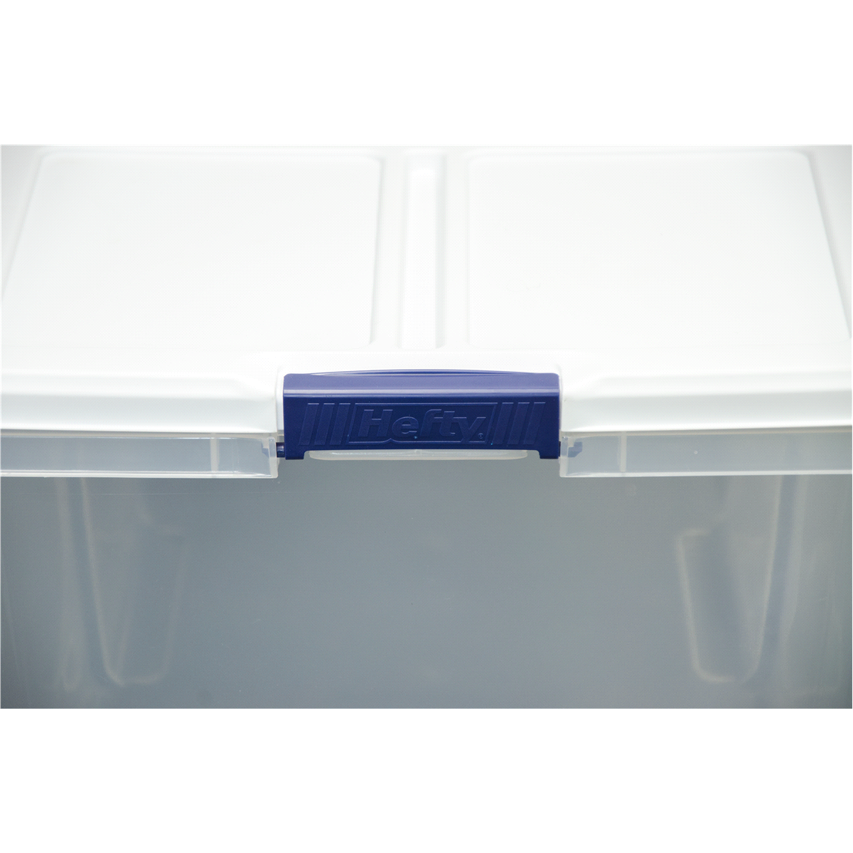 slide 3 of 9, Hefty XL Clear Storage Bins Clear Latched Storage Container, 1 qt