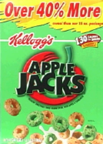 slide 1 of 1, KELLOGG'S Apple Jacks 40% More, 24 oz