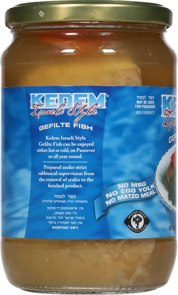 slide 7 of 9, Kedem Israeli Gefilte Fish, 24 oz