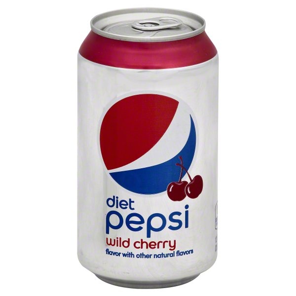 slide 1 of 1, Pepsi Cola, Diet, Wild Cherry, 12 oz