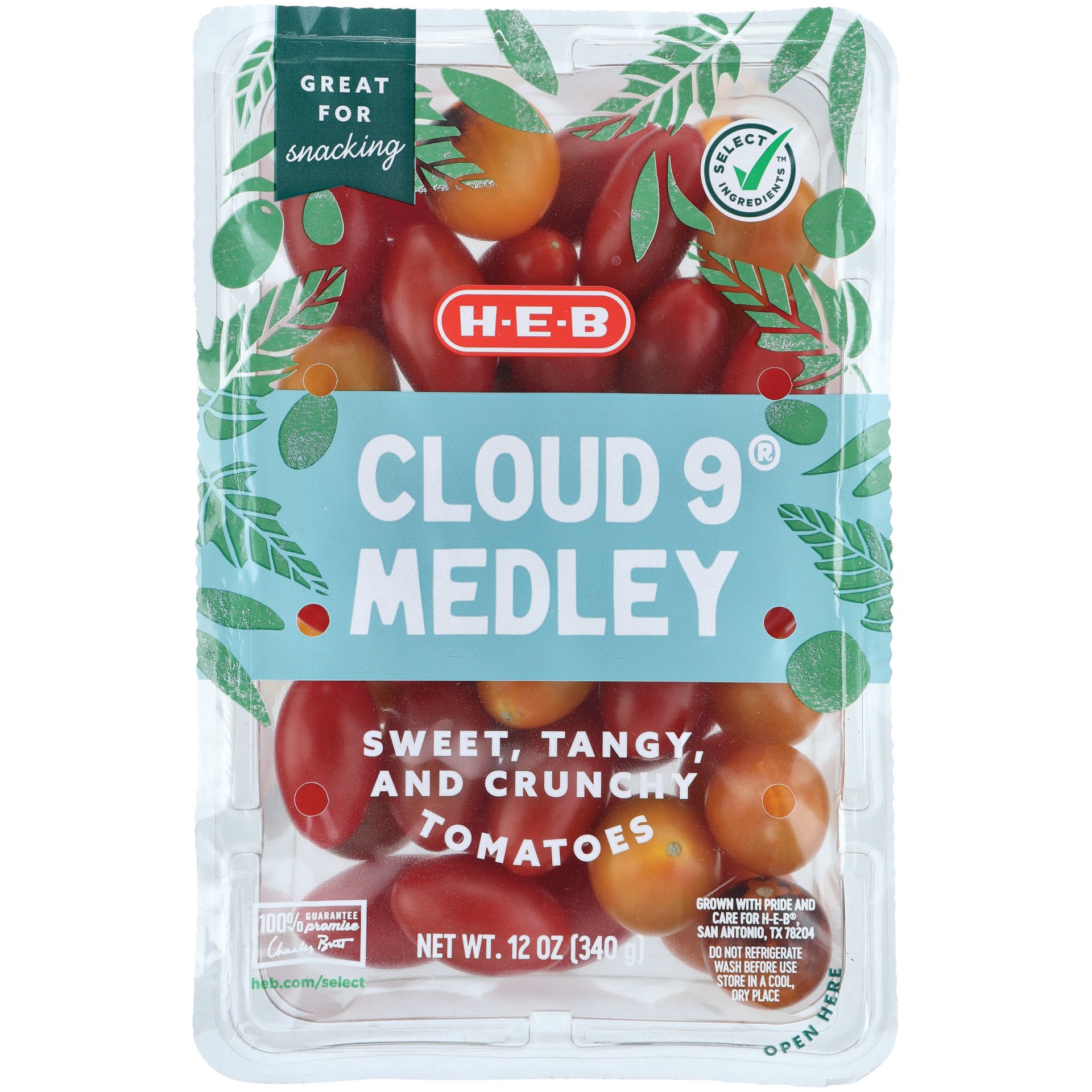 slide 1 of 1, H-E-B Cloud 9 Medley Tomatoes, 12 oz