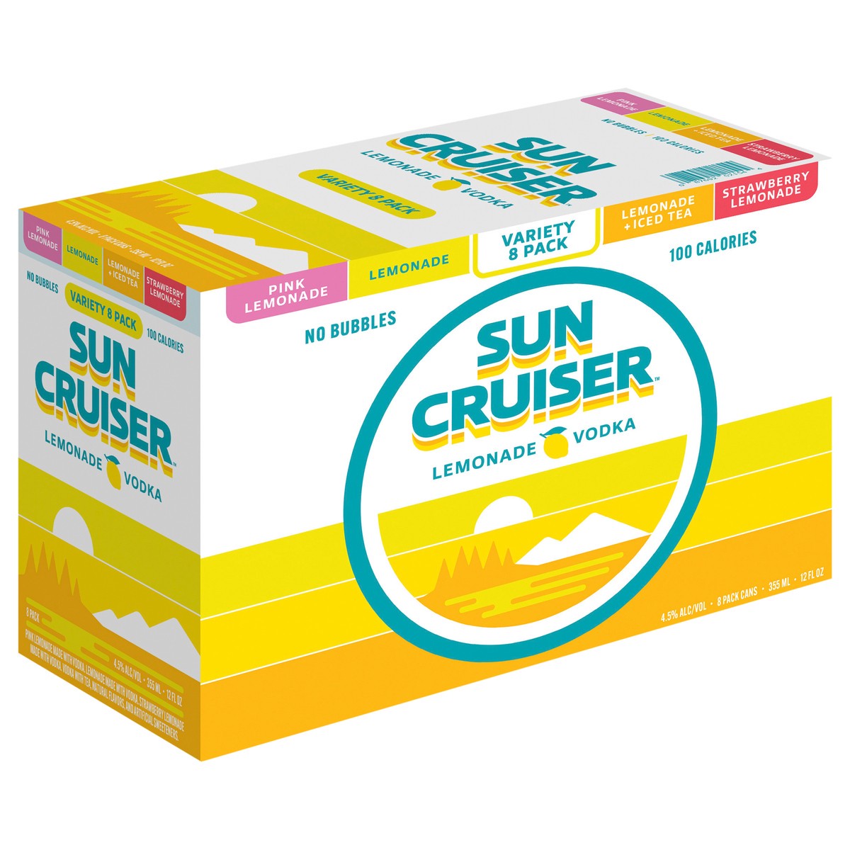 slide 3 of 13, Sun Cruiser Lemonade Variety 8 Pack Cans, 8 ct; 12 oz