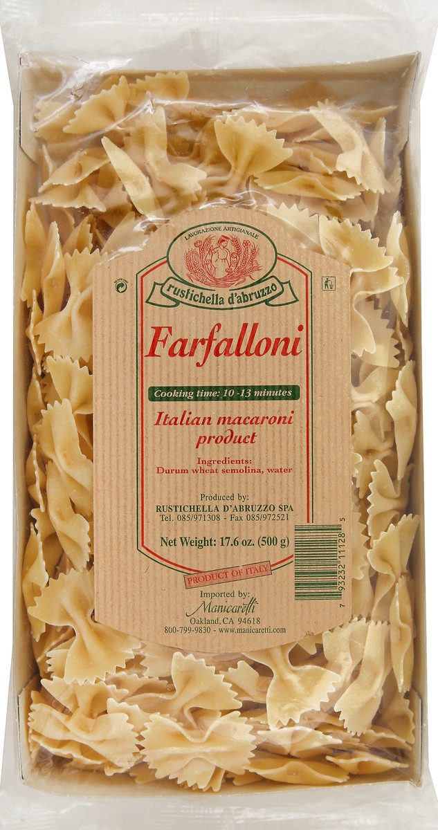 slide 5 of 5, Rustichella d'Abruzzo Farfalloni 17.6 oz, 17.6 oz