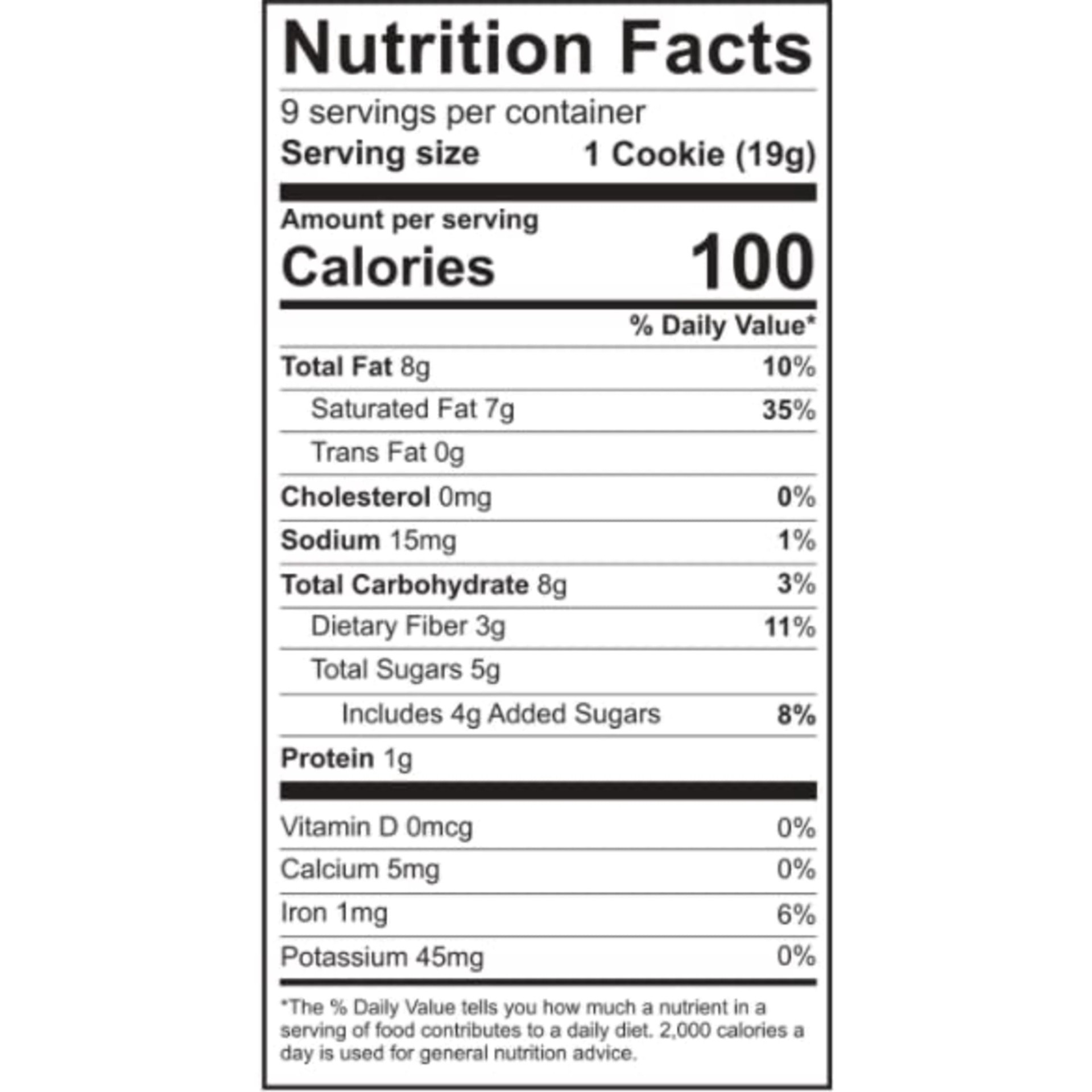 slide 4 of 7, Emmy's Organics Dark Cacao Coconut Cookies, 6 oz, 9 ct