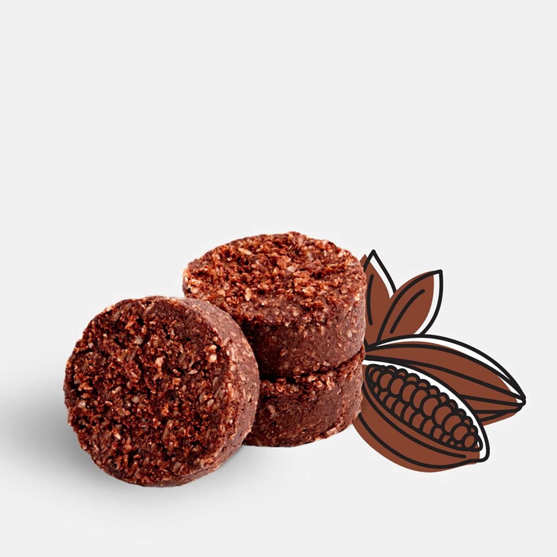 slide 2 of 7, Emmy's Organics Dark Cacao Coconut Cookies, 6 oz, 9 ct