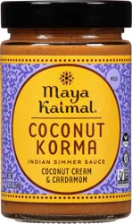 Maya Kaimal Mild Coconut Korma Indian Simmer Sauce 12.5 oz