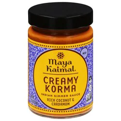 Maya Kaimal Mild Coconut Korma Indian Simmer Sauce 12.5 oz
