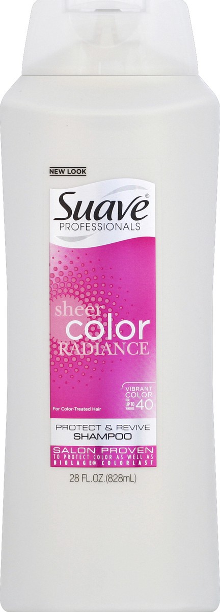 slide 5 of 6, Suave Professionals Color Protection Shampoo For Color Treated Hair, 28 oz