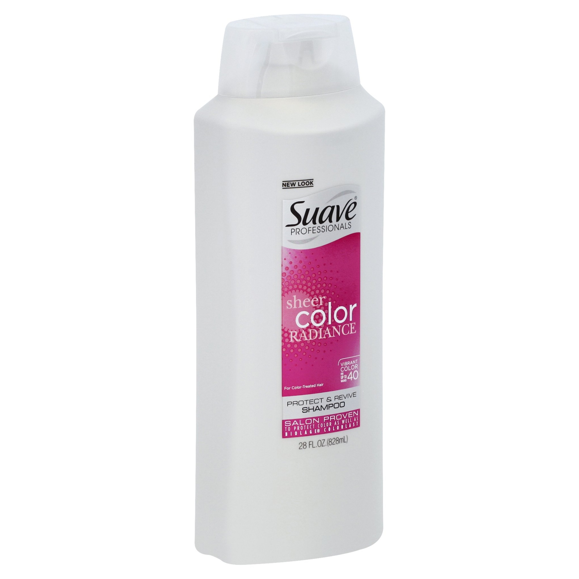 slide 1 of 6, Suave Professionals Color Protection Shampoo For Color Treated Hair, 28 oz