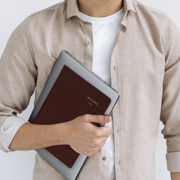 slide 4 of 8, AT-A-GLANCE® DayMinder® 2026 Weekly Appointment Book Planner, Burgundy, Large, 8"" x 11"", 1 ct