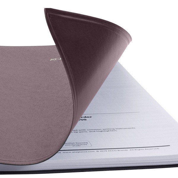 slide 3 of 8, AT-A-GLANCE® DayMinder® 2026 Weekly Appointment Book Planner, Burgundy, Large, 8"" x 11"", 1 ct