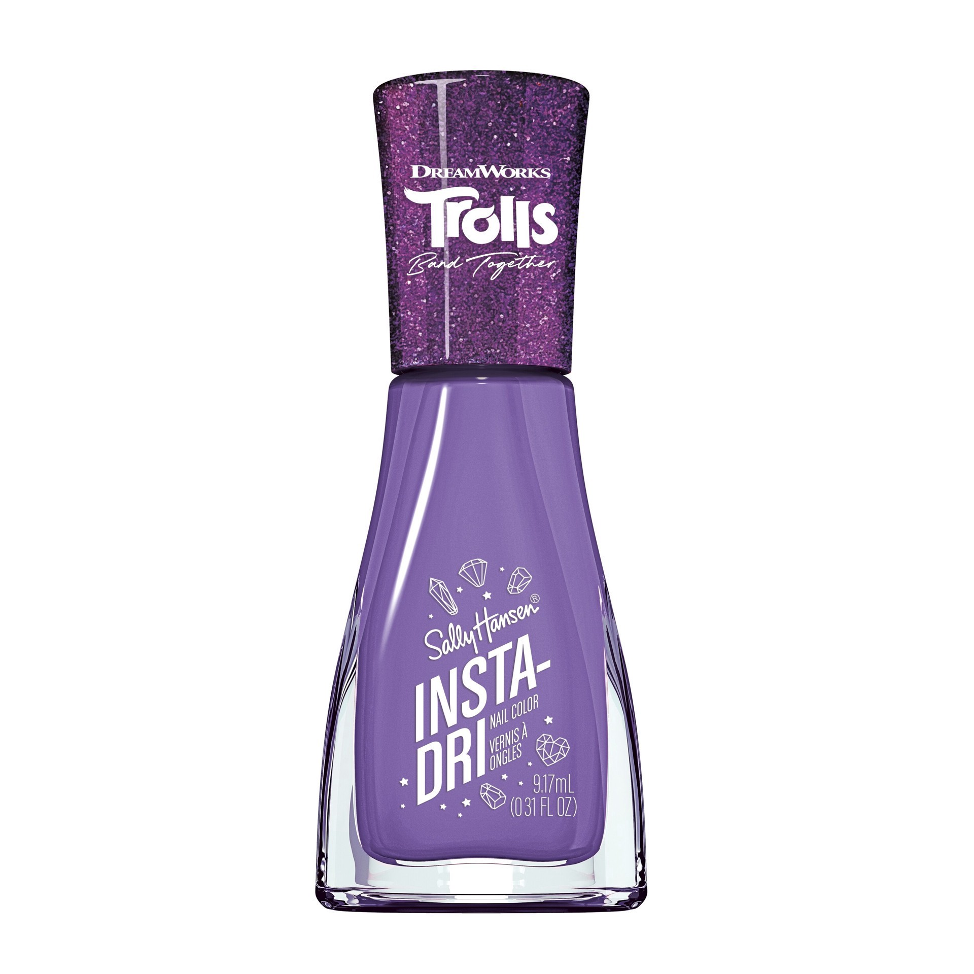 slide 1 of 1, Sally Hansen Insta-Dri X Trolls Nail Polish Collection, Vacay Island, 0.31 Fl Oz, 0.31 oz