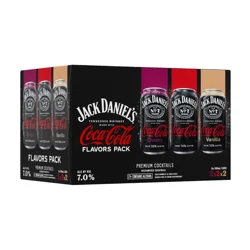 Jack Daniel''s Premium Assorted Cocktails Flavor Pack 6 - 355 ml Cans
