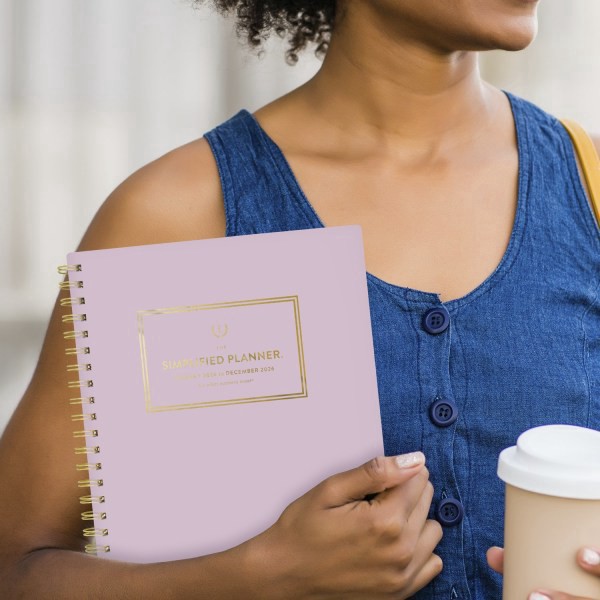 slide 2 of 10, At-A-Glance Simplified by Emily Ley for AT-A-GLANCE® 2026 Weekly Monthly Planner, Pink, Large, 8 1/2"" x 11"", 1 ct