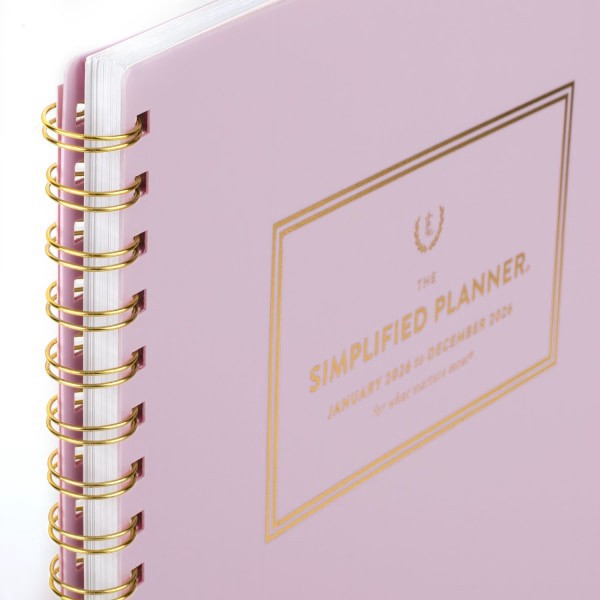 slide 9 of 10, At-A-Glance Simplified by Emily Ley for AT-A-GLANCE® 2026 Weekly Monthly Planner, Pink, Large, 8 1/2"" x 11"", 1 ct