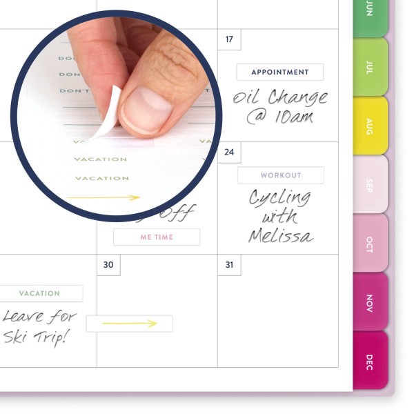 slide 8 of 10, At-A-Glance Simplified by Emily Ley for AT-A-GLANCE® 2026 Weekly Monthly Planner, Pink, Large, 8 1/2"" x 11"", 1 ct