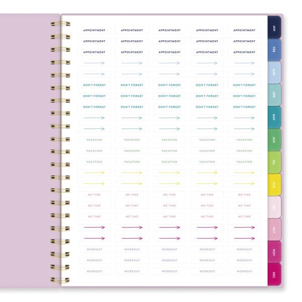 slide 7 of 10, At-A-Glance Simplified by Emily Ley for AT-A-GLANCE® 2026 Weekly Monthly Planner, Pink, Large, 8 1/2"" x 11"", 1 ct