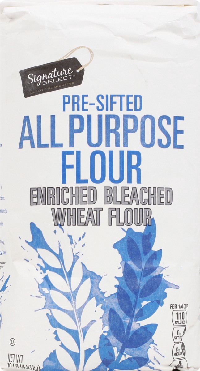 slide 4 of 9, Signature Select Pre-Sifted All Purpose Flour 10 lb, 