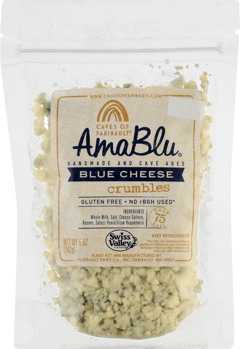 slide 8 of 13, Caves of Faribault Amablu Blue Cheese Crumbles 5 oz, 5 oz