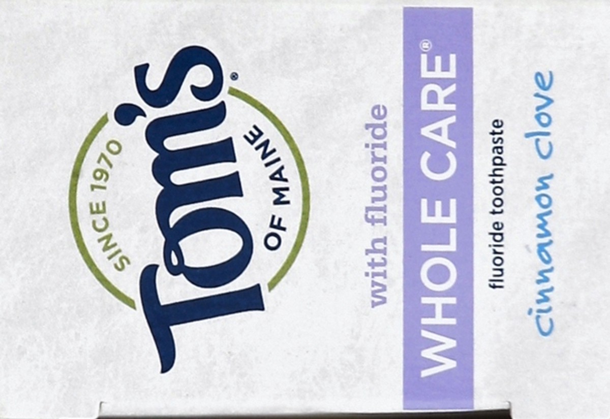 slide 2 of 5, Tom's Of Maine Cinnamon Clove Toothpaste Whlcare, 4.7 oz