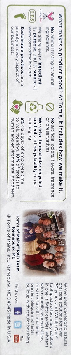 slide 3 of 5, Tom's Of Maine Cinnamon Clove Toothpaste Whlcare, 4.7 oz