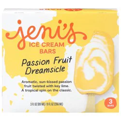 Jeni's Passion Fruit Dreamsicle Ice Cream Bars - 3 x 3 fl oz