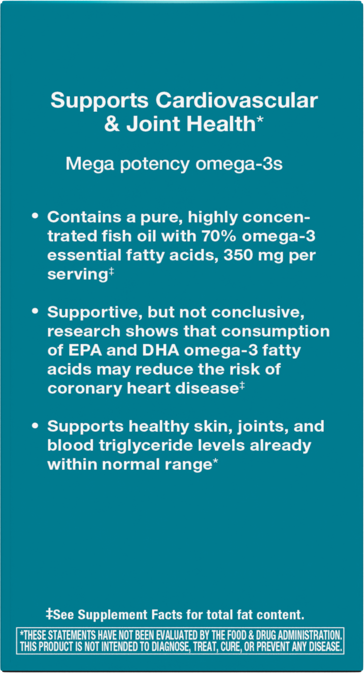 slide 4 of 5, Nature's Way Super Fisol™ Fish Oil, 180 ct