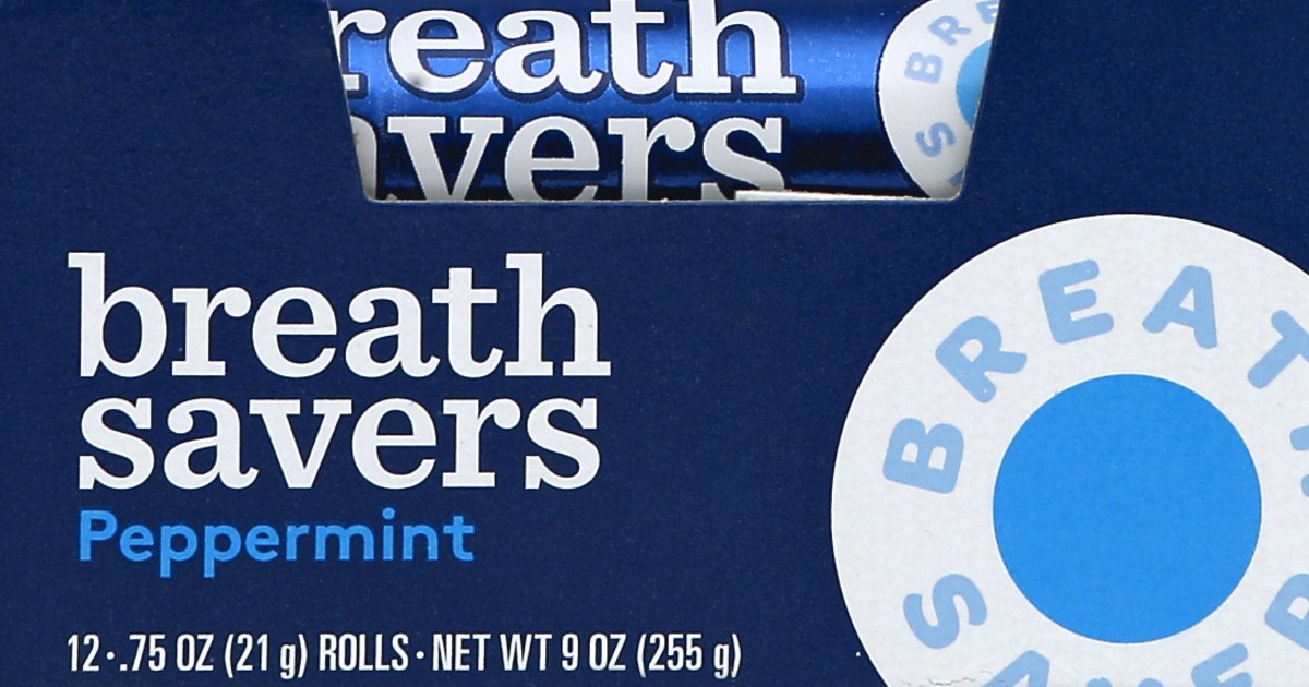 slide 3 of 4, Breath Savers Peppermint Sugar Free Breath Mints Rolls, 0.75 oz (24 Count), 0.75 oz