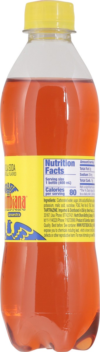 slide 4 of 15, Colombiana Kola Soda 13.53 fl oz, 13.53 fl oz