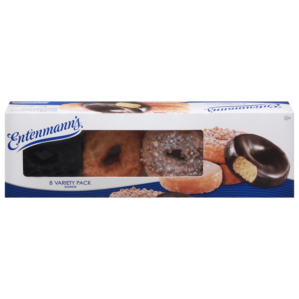 slide 1 of 1, Entenmann's Variety Pack Donuts 8 ea, 8 ct