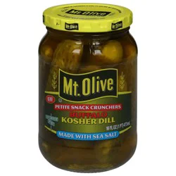 Mt. Olive Petite Snack Crunchers, Kosher Dill, Buffalo