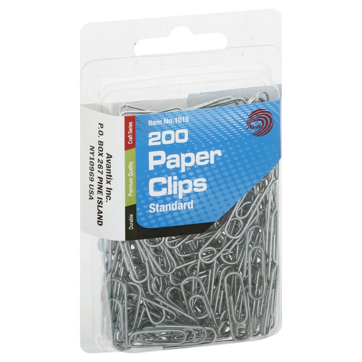 slide 4 of 10, AVA Standard Paper Clips 200 ea, 1 ct