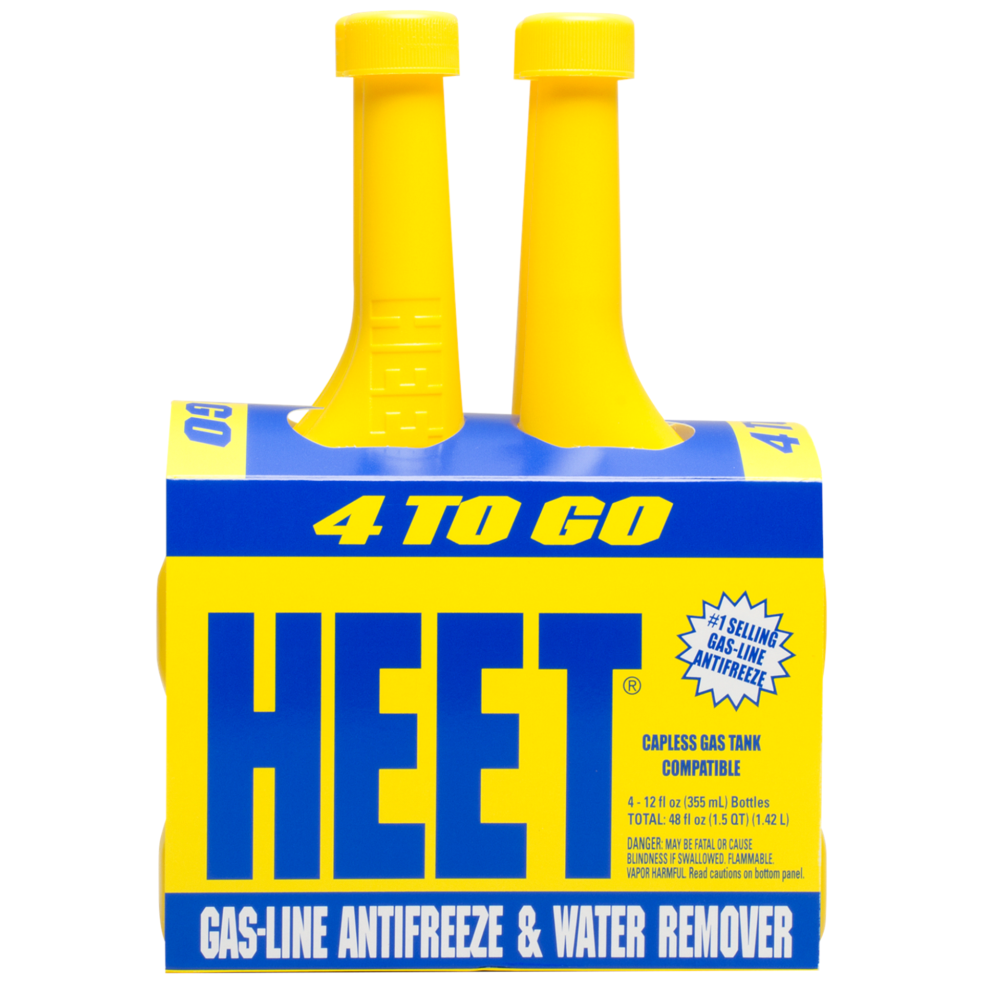 slide 1 of 5, HEET (28205) Gas-Line Antifreeze and Water Remover, 4 ct; 12 fl oz