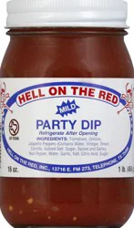 Hell on the Red Texas Mild Party Dip