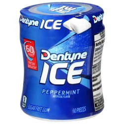 Dentyne Ice Sugar Free Peppermint Gum 60 Each