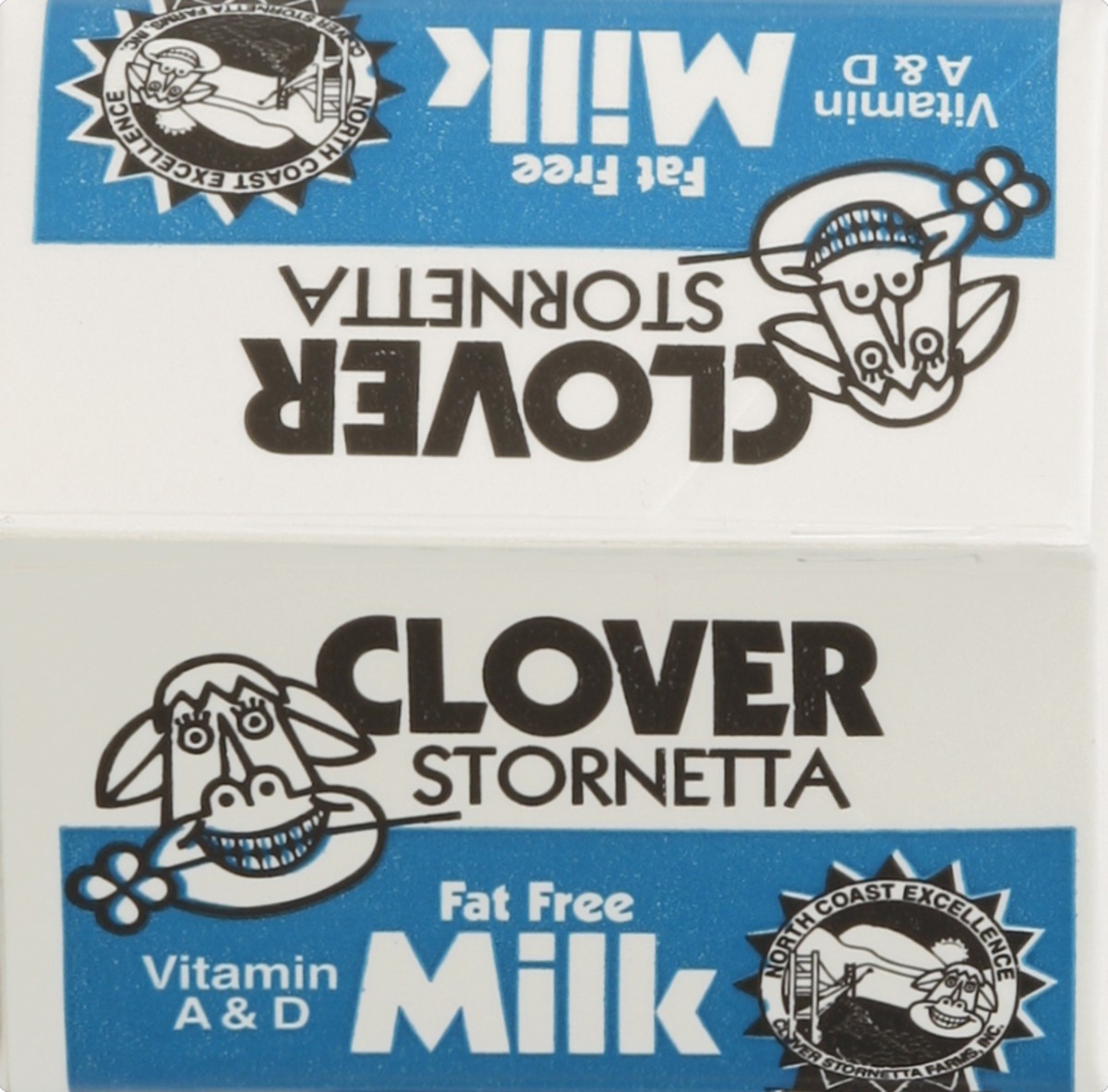 slide 4 of 4, Clover Sonoma Fat Free Milk 1 qt, 32 oz