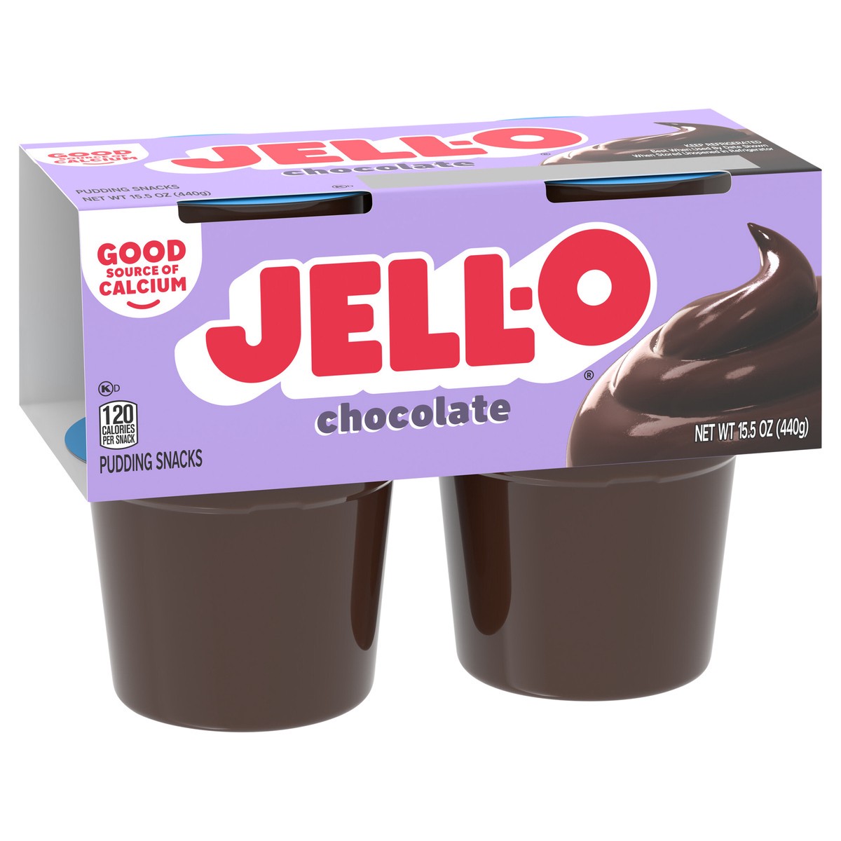 slide 7 of 9, Jell-O Original Chocolate Ready-to-Eat Pudding Snack Cups, 4 ct Cups, 4 ct