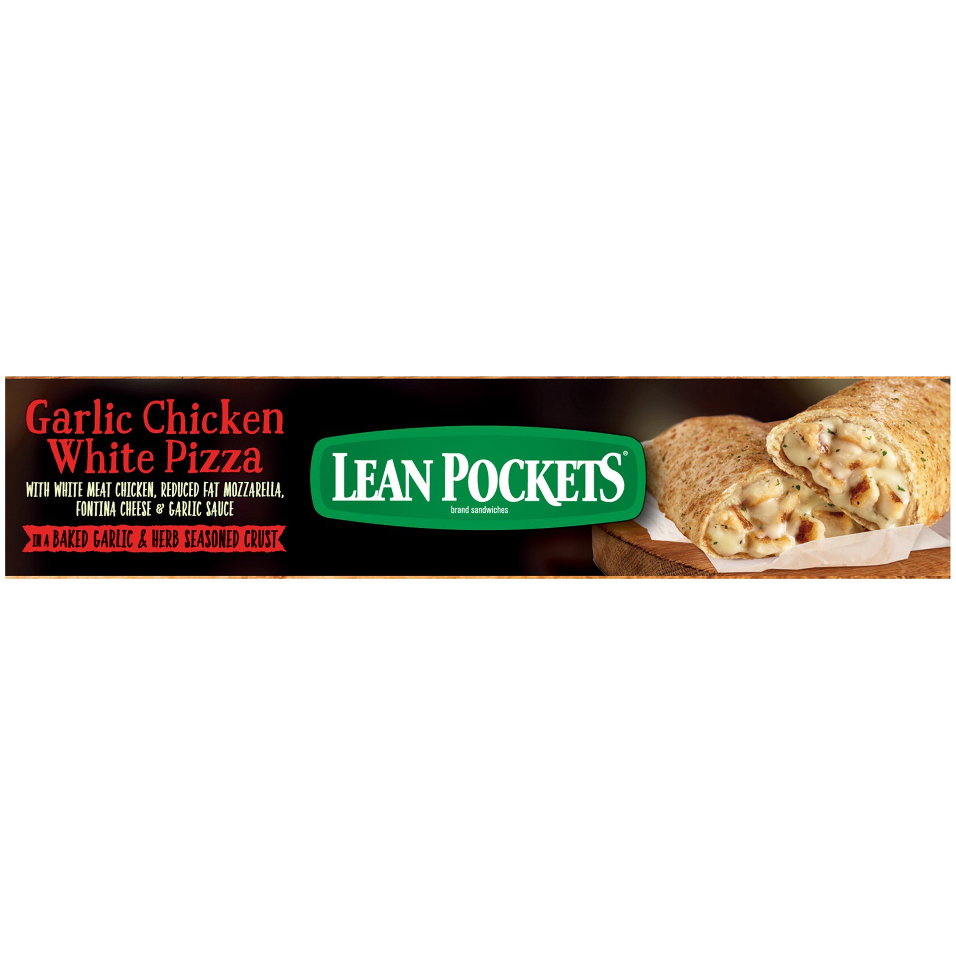 slide 8 of 10, Lean Pockets Garlic Chicken Pizza, 2 ct