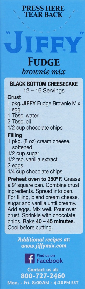 slide 3 of 4, Jiffy Brownie Mix 8 oz, 8 oz