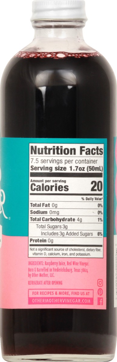 slide 12 of 13, Other Mother Raspberry Shrub Shot 375 ml, 12.7 oz