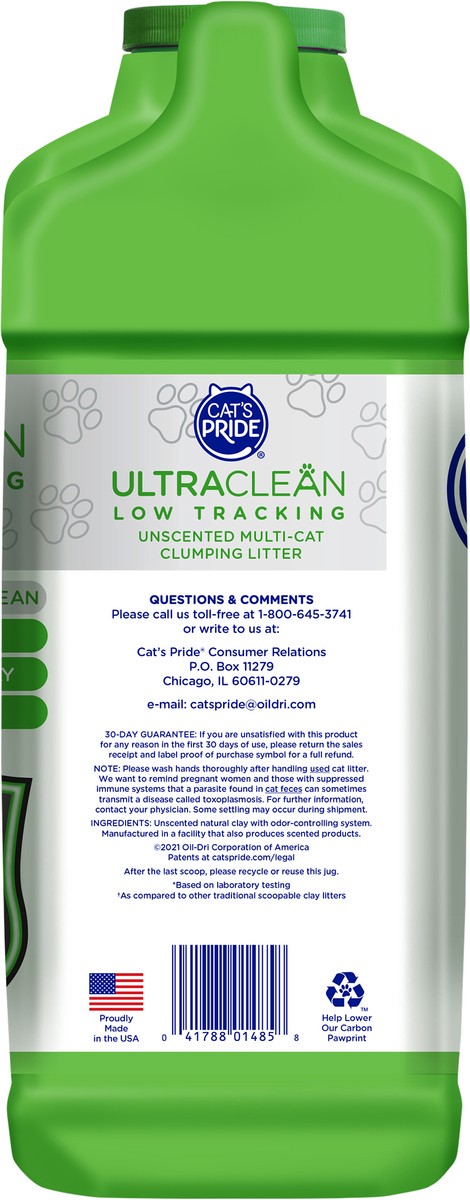 slide 4 of 5, Cat's Pride Ultra Clean Low Tracking Scoopable Unscented Cat Litter, 15 lb