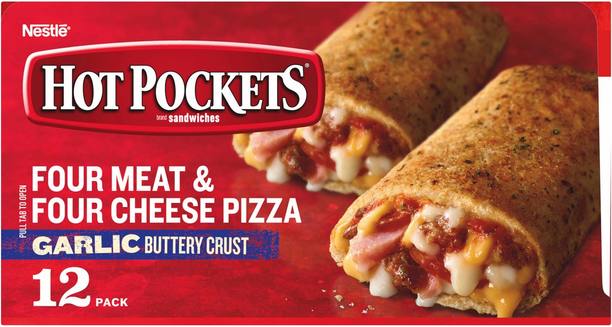 slide 2 of 9, Hot Pockets Frozen Sandwich, 54 oz