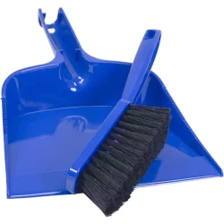 Quickie Original Poly Fiber Dust Pan & Brush Set