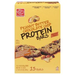 Harris Teeter Peanut Butter Chocolate Chip Protein Bars