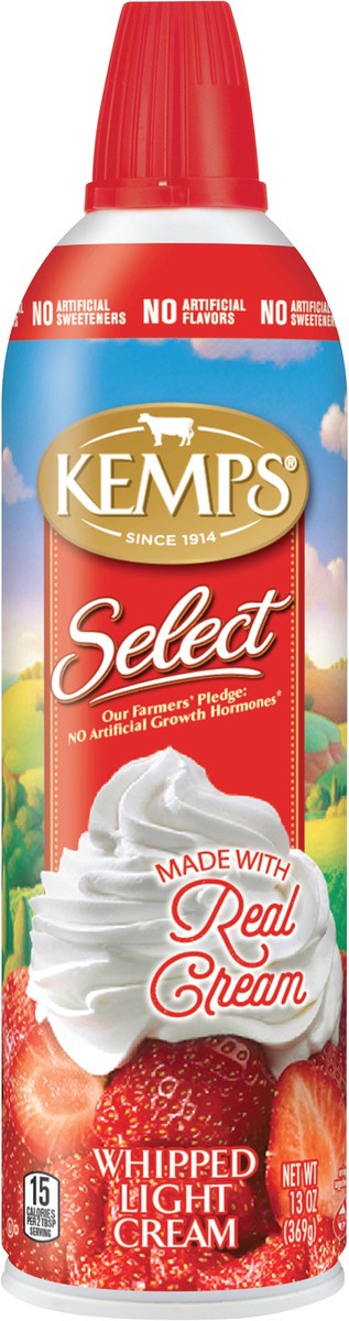 slide 2 of 7, Kemps Whipped Light Dairy Cream, 13 oz, 